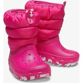 Crocs Classic Neo Puff Boot Pink 30