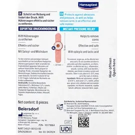 BEIERSDORF Hansaplast Hühneraugen-Pflaster
