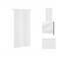 VidaXL Balkon-Sichtschutz Weiß 120x240 cm Oxford-Gewebe