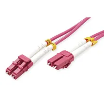 Value LWL-Kabel 50/125μm OM4, LC/LC, LSOH, violett, 10 m