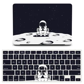 JZ Lightning Fall für MacBook Pro 14 inch with M1 Pro Max A2992/ M2 Pro Max A2918/ M3 Pro Max A2992/A2918/ M4 Pro Max A3112/A3401 Hard Shell Case mit Tastaturabdeckung Set - Astronaut
