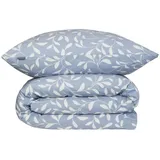 SCHIESSER Liliebeth Floral Hellblau 135 x 200 cm + 80 x 80 cm