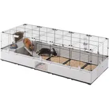 Ferplast Kleintierkäfig Modular 4 179 x 72 x 56 cm grau