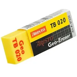 ARISTO Radiergummi Geo TB020 gelb/weiß, 1 St.