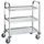 Vevor 3-stufiger Mobiler Laborwagen Edelstahl 181kg Laborklinik Medizintechnik
