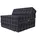 FORTISLINE Klappmatratze 200 x 70 x 10 cm H2 Polyester/Leinen