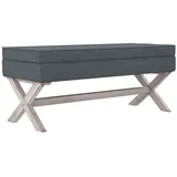 vidaXL Hocker mit Stauraum 110x45x49 cm Samt