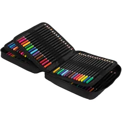 ECD Germany Buntstifte Set 120 Farben, weiche Farbminen, Zeichenstifte im Etui, Malstifte für Kinder & Erwachsene, Zeichnen & Ausmalen, Künstler