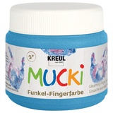 Kreul Mucki Fingerfarbe 150 ml diamenten-blau