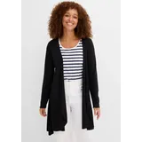 bonprix Shirtjacke Schwarz XXL