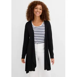 bonprix Shirtjacke Schwarz XXL