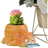 Tier Blumentöpfe | Kakteen Blumentopf Pflanzkübel - Dekoratives Kunststoff Garte