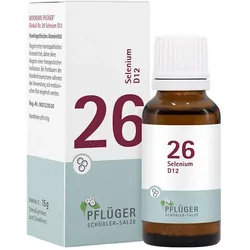 Schüßler-Salze Biochemie Pflüger 26 Selenium D12 Globuli