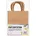 Folia Papiertüten M Geschenktüten 125g/m2 Kraftpapier 20 Stück 18x21x8cm natur