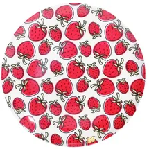 Gedalabels Frühstücksteller Erdbeeren 24,5 cm Rot 1 St
