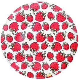 Gedalabels Frühstücksteller Erdbeeren 24,5 cm Rot 1 St