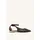 Gioseppo Damen Ballerinas mit feiner Spitze, Blau, Schwarz, 38 EU