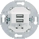 Berker USB Ladesteckdose 2fach 3,0 A Weiß