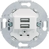 Berker USB Ladesteckdose 2fach 3,0 A Weiß