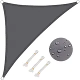 Woltu Sonnensegel Dreieck wasserabweisend Sonnenschutz Polyester Windschutz UV Schutz für Garten Terrasse Camping,