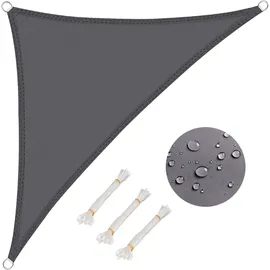 Woltu Sonnensegel Dreieck wasserabweisend Sonnenschutz Polyester Windschutz UV Schutz für Garten Terrasse Camping,