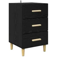 VidaXL Nachttisch Schwarze Eiche 40 x 40 x 66
