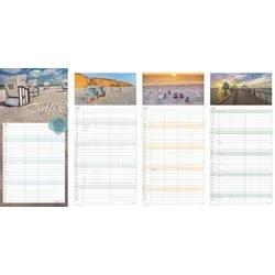ALPHA Familienkalender Seeblick 160183 22x45cm