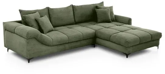 Ecksofa Holiday Cord Green