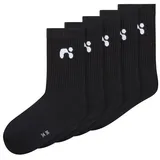 NAME IT NKNLARIS 5P SOCK NOOS Socken 5er Pack Schwarz 31-33