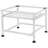 ML-Design Waschmaschinen-Untergestell mit Ablage, Weiß, 62,5x53,5x45 cm