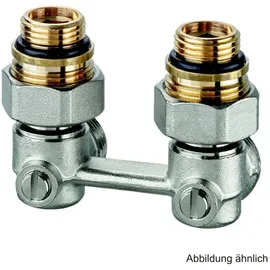 Hydronic Engineering Vekotrim 2-Rohr Eckform Verschraubung für VHK mit Rp 1/2 IG