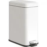 Homcom Mülleimer 5 l Weiß