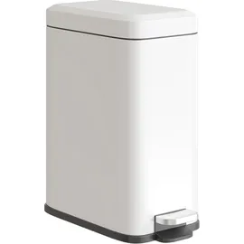 Homcom Mülleimer 5 l Weiß