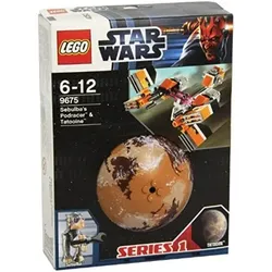 Lego Star Wars 9675 - Sebulba's Podracer und Tatooine (Neu differenzbesteuert)