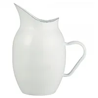 ib laursen Kanne Emaille, 23 x 17 x 26 cm, Weiß