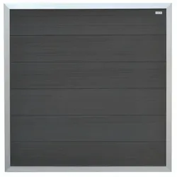 Elephant Forte anthrazit-alu WPC 180x180cm