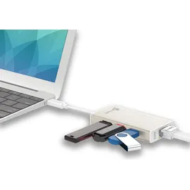 j5create Gigabit Ethernet - Hub