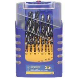 FISCH-TOOLS Holzspiralbohrersatz 012K 25-teilig ( 4000863169 )