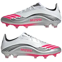 adidas F50 Messi Pro FG Herren Ftwr White/Lucid Red/Silver Met 43 1/3
