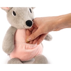 Beeztees Puppy Känguru Ravi Hundespielzeug (Plüschspielzeug), Hundespielzeug