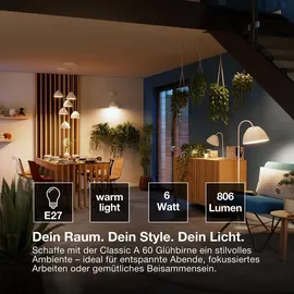 Osram Leuchtmittel E27 6W dimmbar warmweiß
