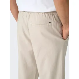 Only & Sons ONSSINUS LOOSE 0007 COT LIN PANT NOOS Grau XL