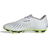 adidas Unisex Predator Accuracy.4 Fxg Football Shoes (Firm Ground), FTWR White/Core Black/Lucid Lemon, 48 2/3 EU