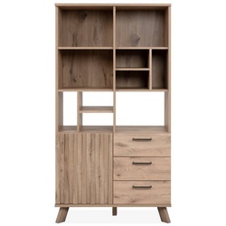 Finori Highboard Highboard „Bent“ Schwedeneiche