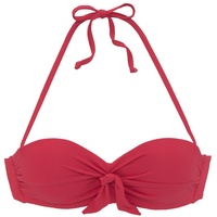 LASCANA Bügel-Bandeau-Bikini-Top Damen rot Gr.38 Cup A