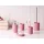 Beliani Badaccessoires Set 5-teilig Badaccessoire-Set Rosa