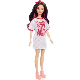 Barbie Fashionista Doll - Red Mesh Dress