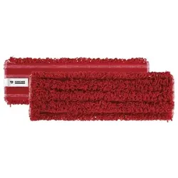 Mikrofaserklettmopp Schlingen rot 40cm