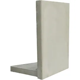 Ehl L-Stein Ecke Beton 85 x 155 cm grau