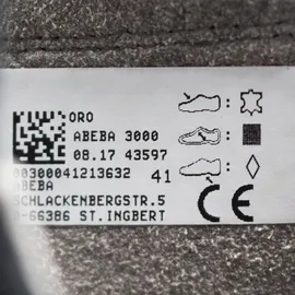 Abeba Berufsschuhe Service Serviceschuhe schwarz Gr. 41